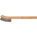 Pferd 2x9 Small Cleaning Brush - Stainless Wire, Wooden Block 85065